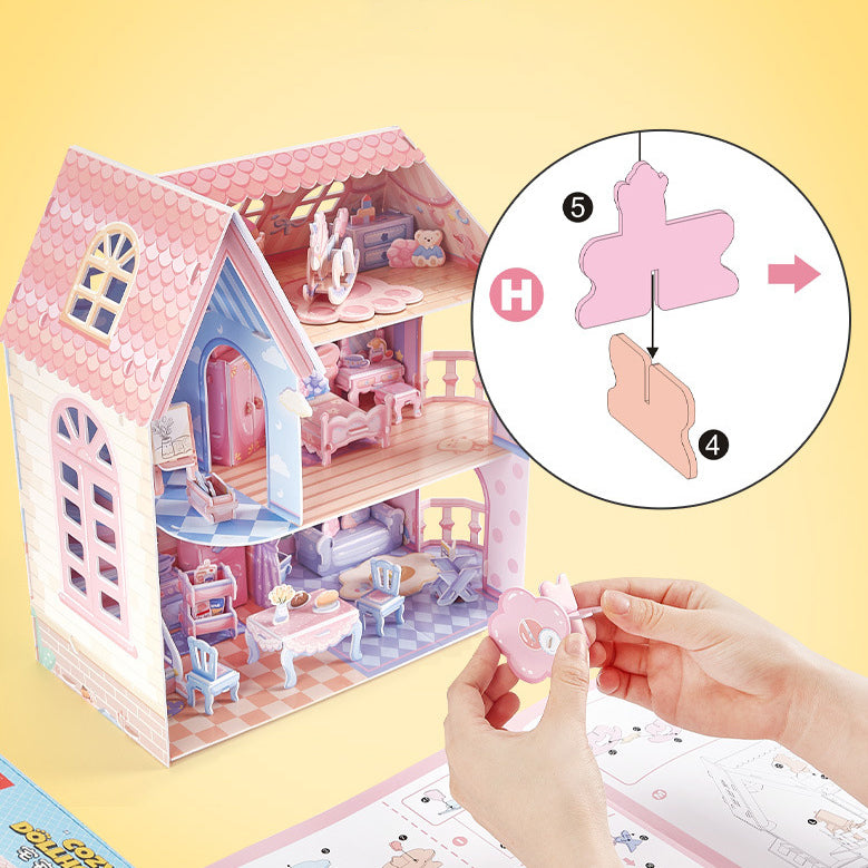 3D Puzzle Children - Princess Birthday Party Princess Castle