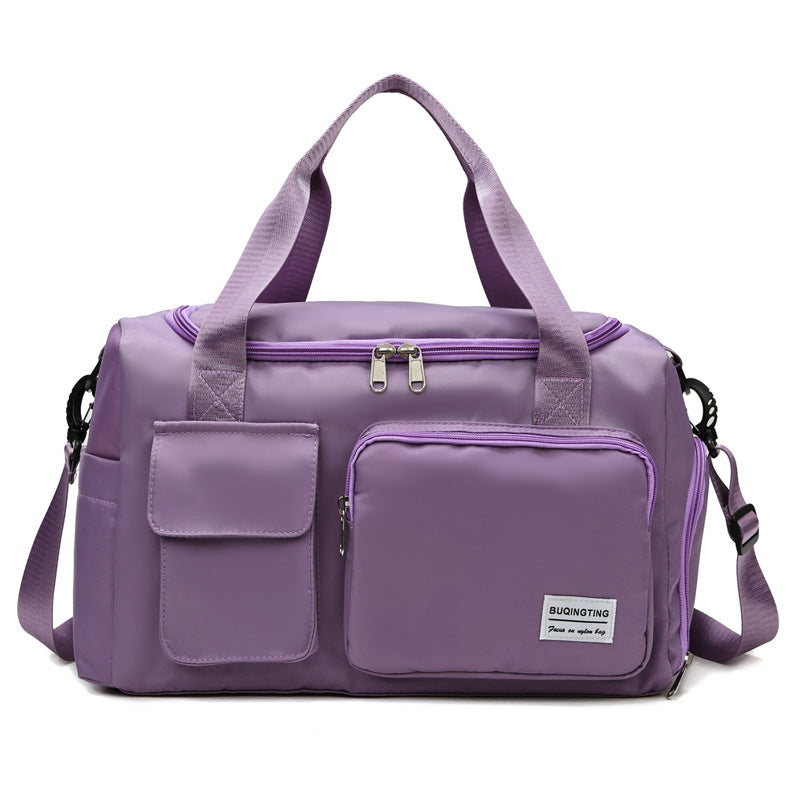 Small Gym Bag For Women, Travel Duffle Bag Carry On Weekender Bag With Shoe Compartment, 05#Green, Gym Bag & Toiletry Ba