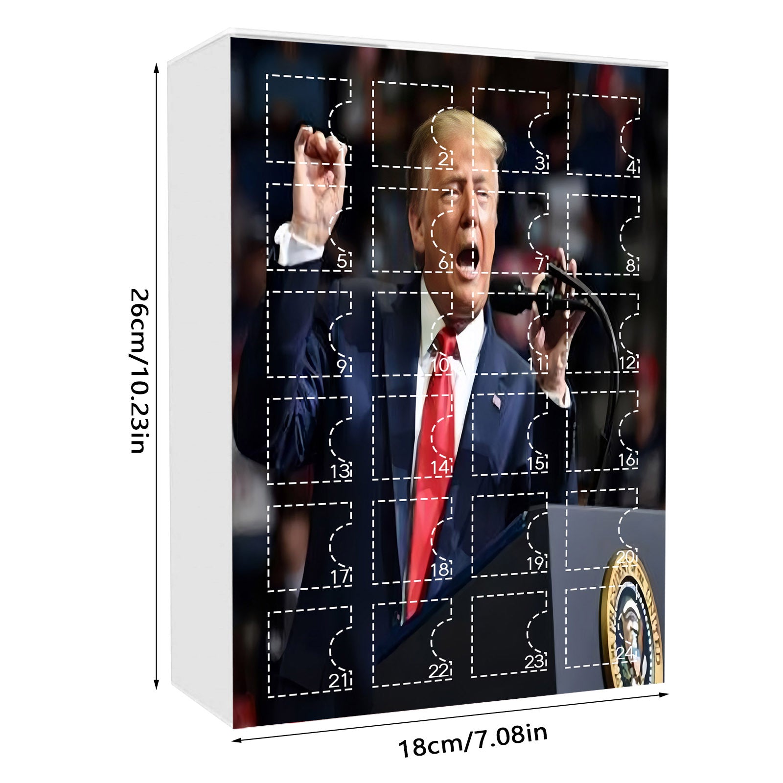 🎅Trump Calendar 24 Days Christmas Countdown