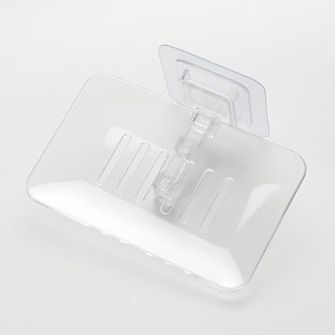 Punch-Free Transparent Drainable Soap Holder