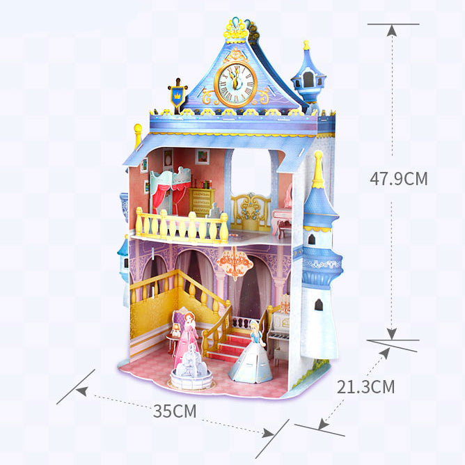 3D Puzzle Children - Princess Birthday Party Princess Castle