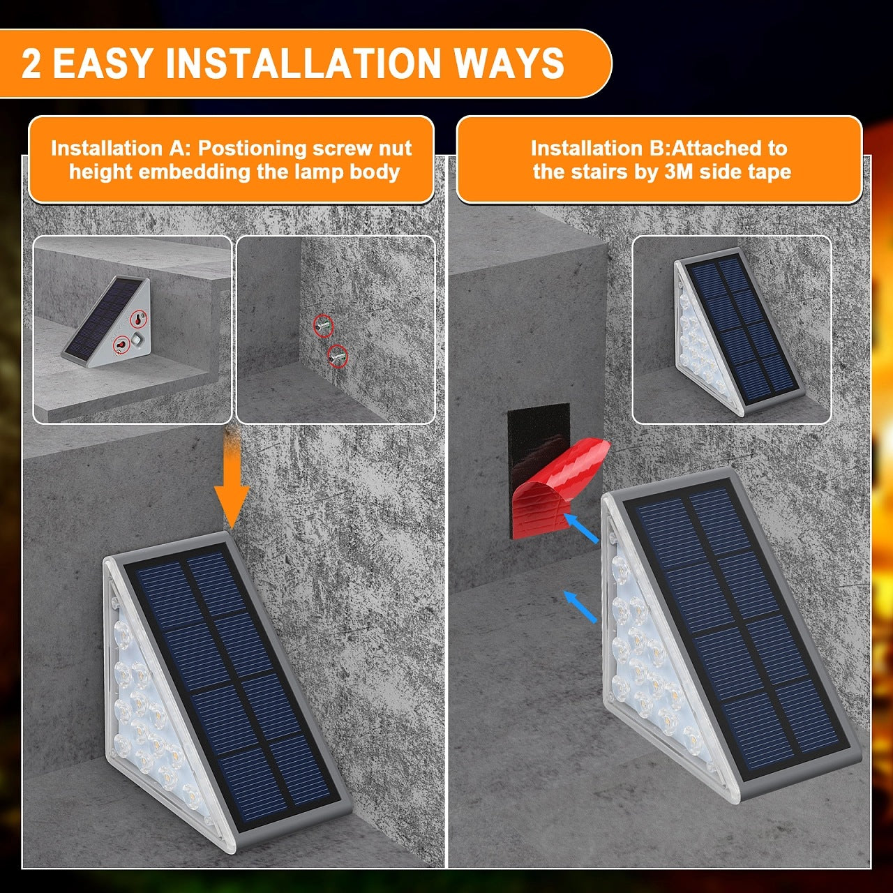 New Generation Of Solar Step Light