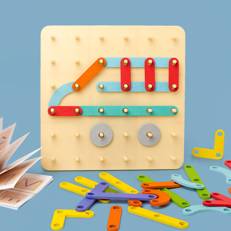 Montessori Pegboard Puzzle