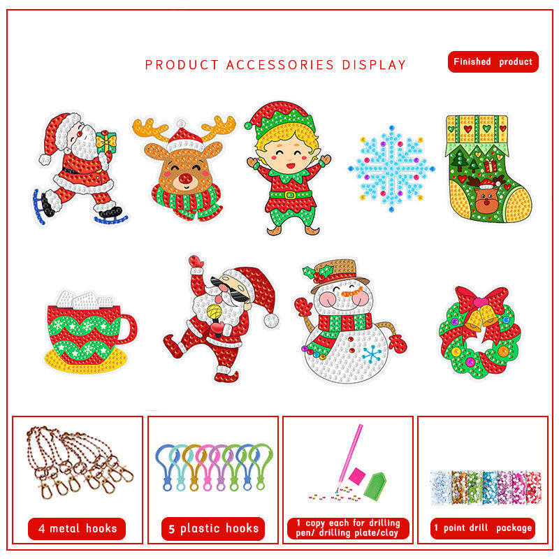 🤶Christmas Diamond Painting Sticker Kit