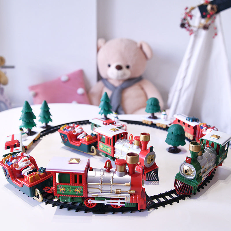 🎁🎅Christmas Electric Rail Car Train Toy