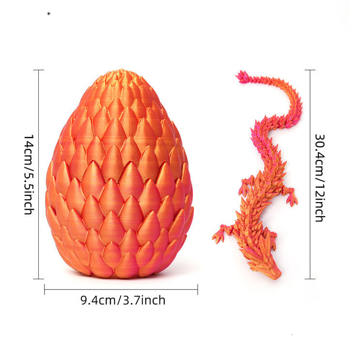 3D Printed Dragon Scale Egg Creative Toy Ornaments