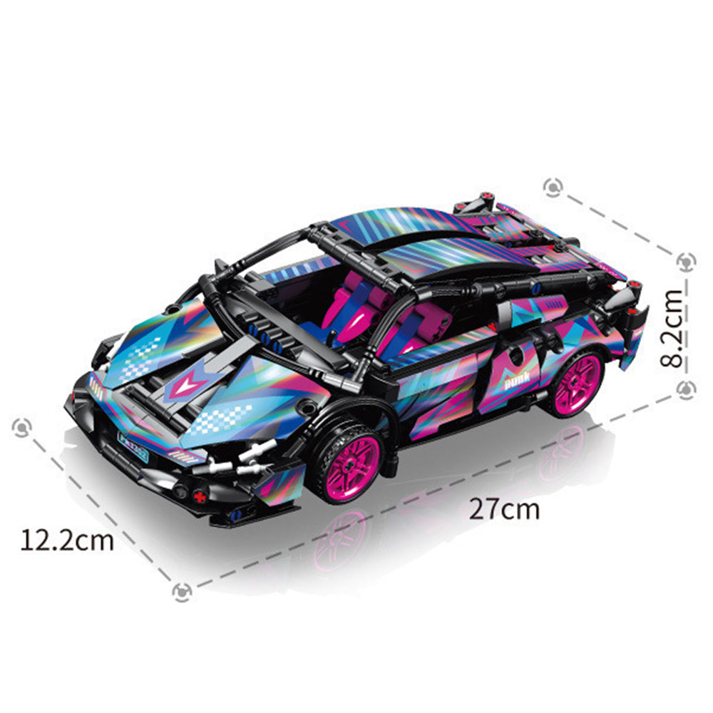 Sports Car Building Block Model Assembly Toys