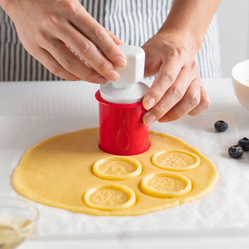 Non-Stick Cookie Stamp & Cutter Set