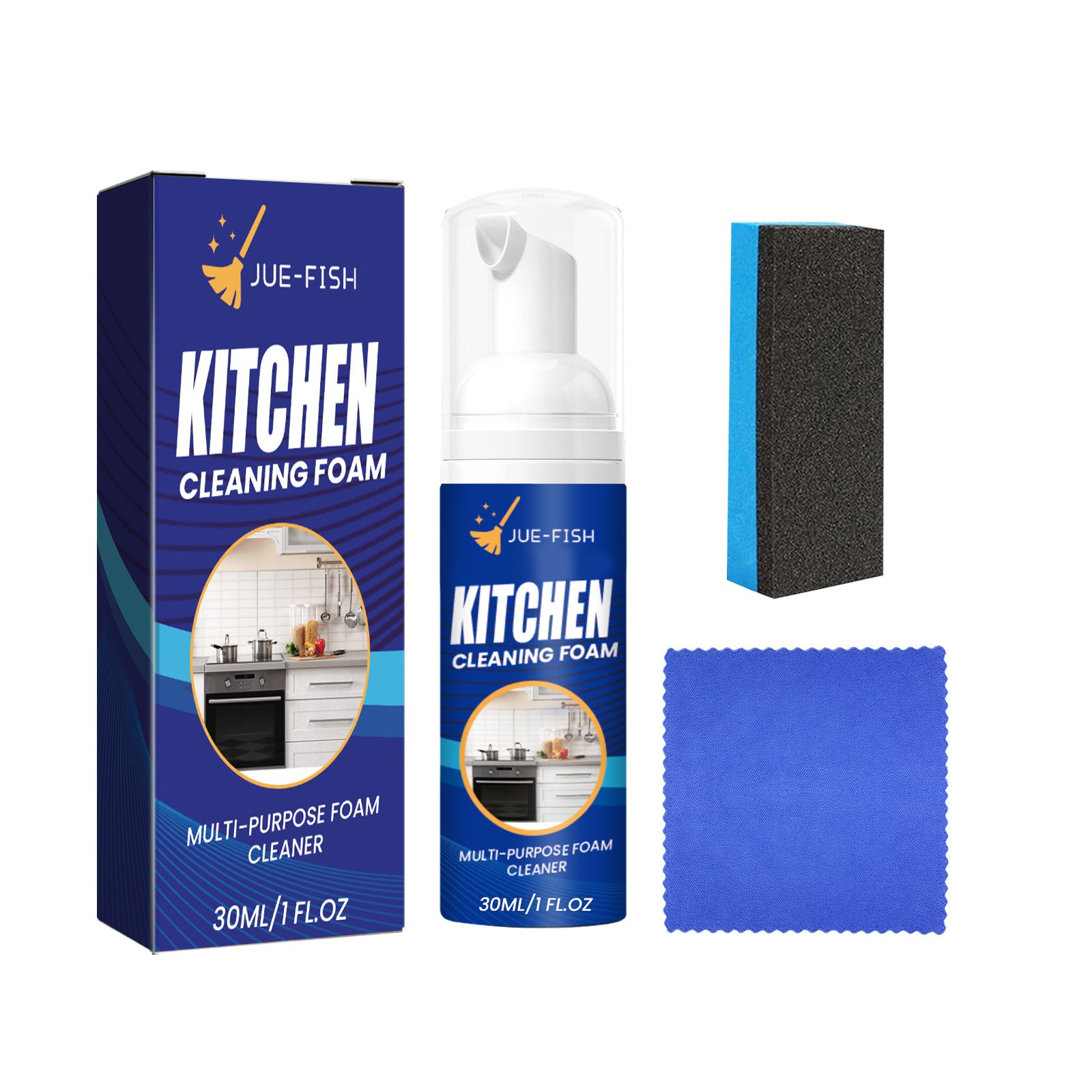 Heavy-Duty Kitchen Foaming Degreaser & Cleaner