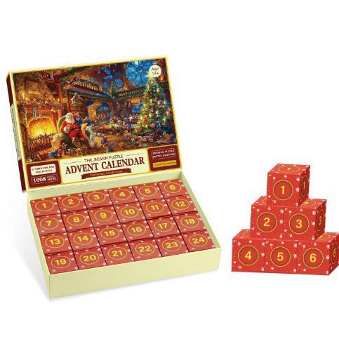 Christmas Advent Calendar Jigsaw Puzzle 1000pcs/1008pcs