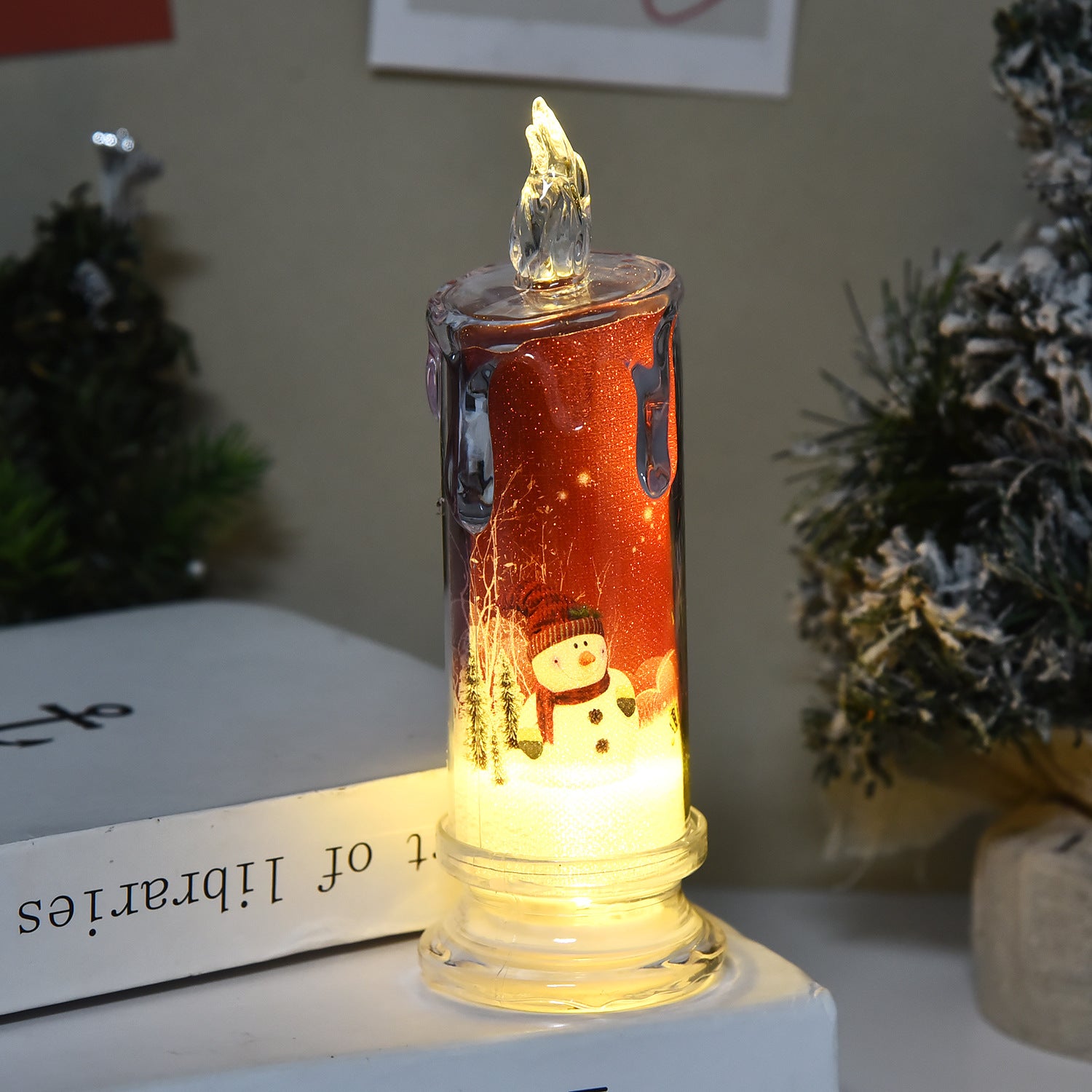 Christmas LED Simulation Atmosphere Candle