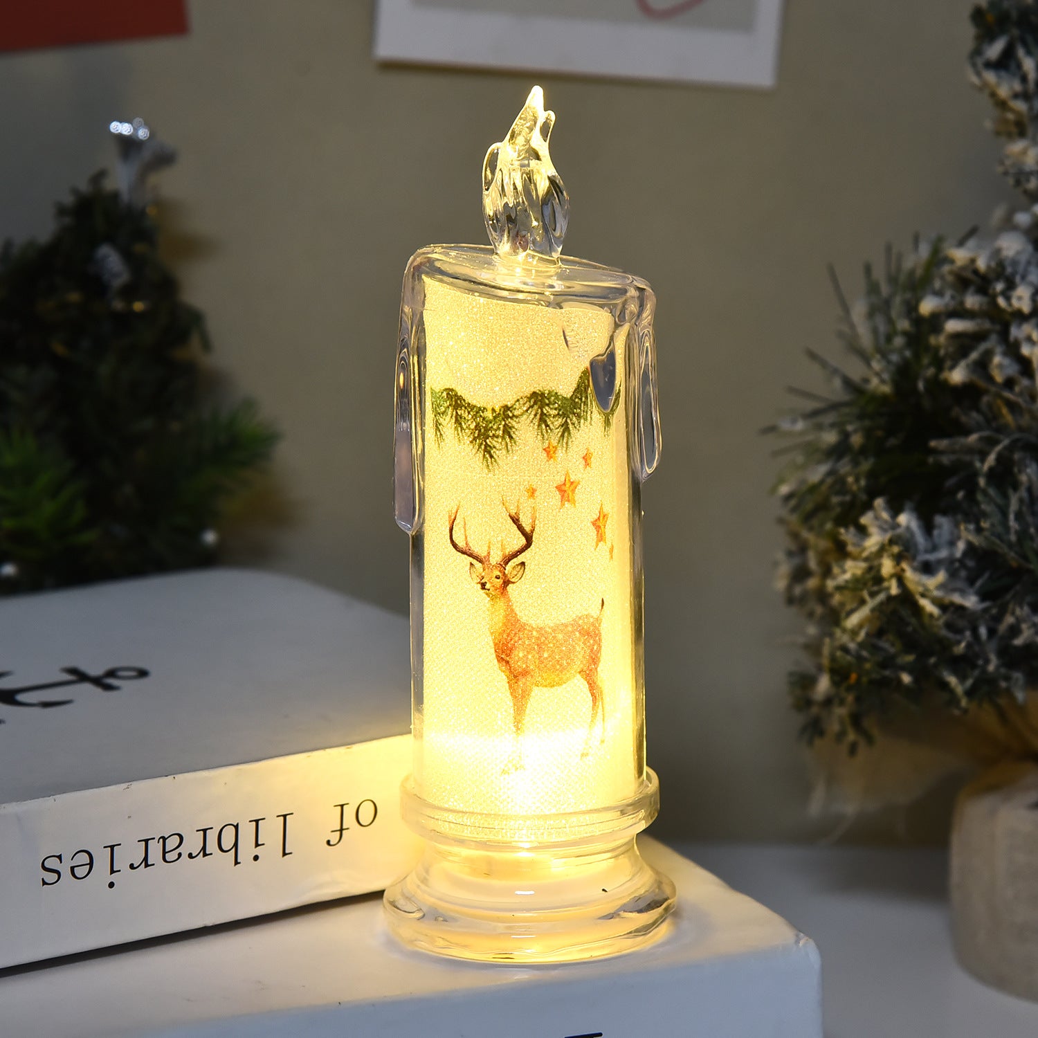 Christmas LED Simulation Atmosphere Candle