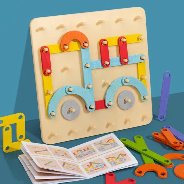 Montessori Pegboard Puzzle