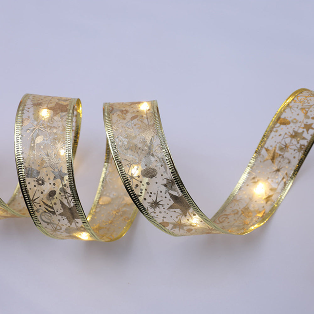 Christmas LED Light Strip Copper Wire Satin Light Strip