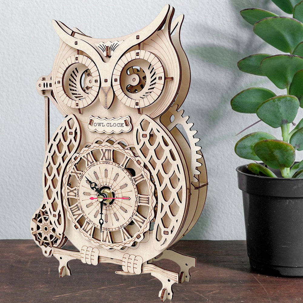 🦉3D Owl Super Wooden Mechanical Model Puzzle Set