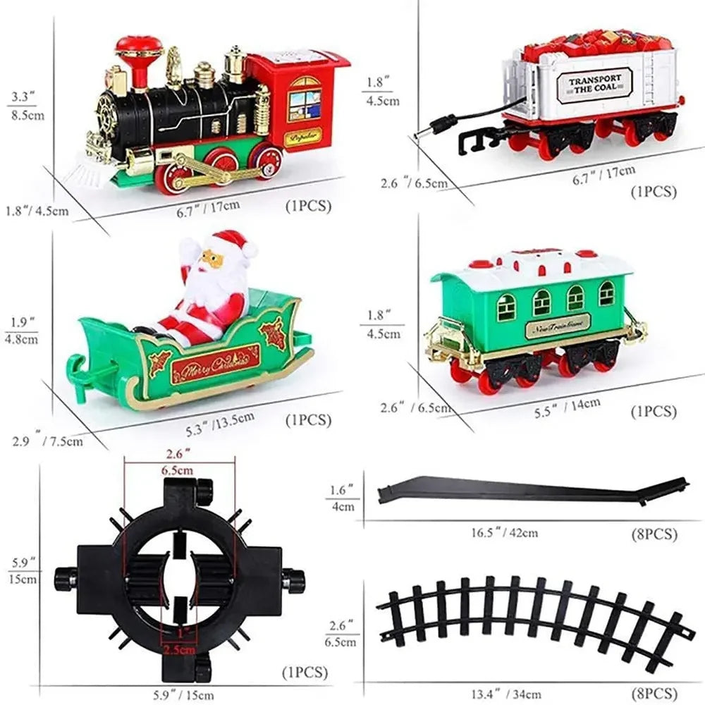 SANTA'S EXPRESS CHRISTMAS TRAIN SET