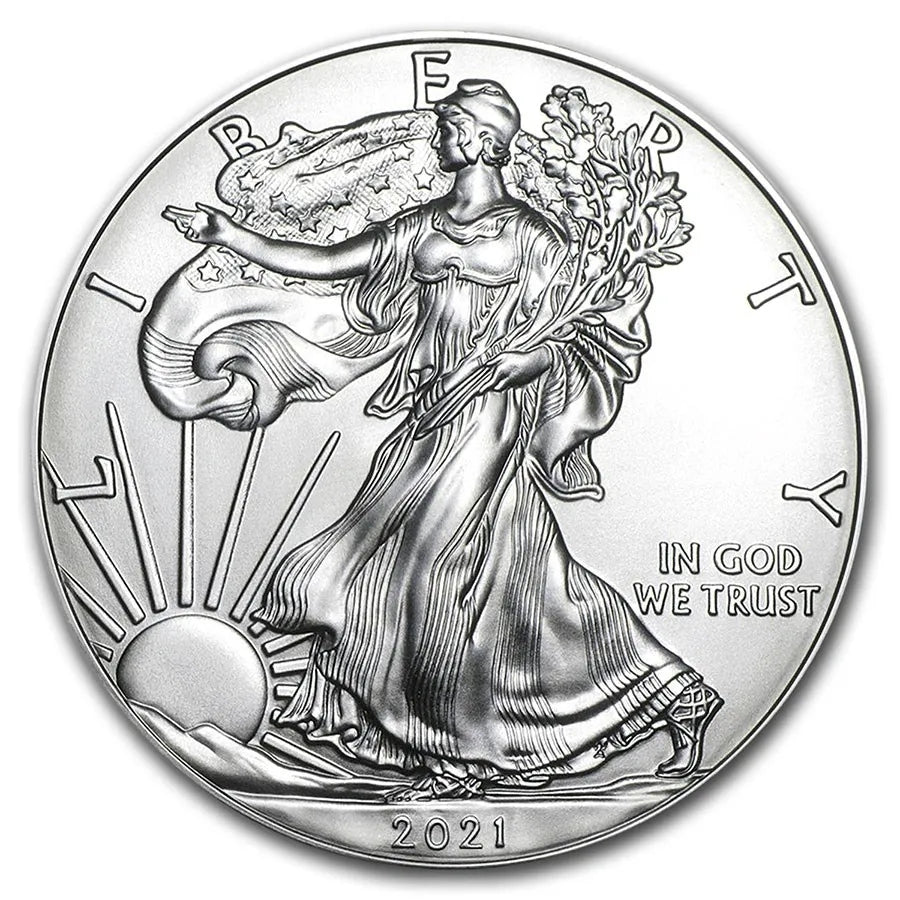 021 1 Oz American Silver Eagle BU