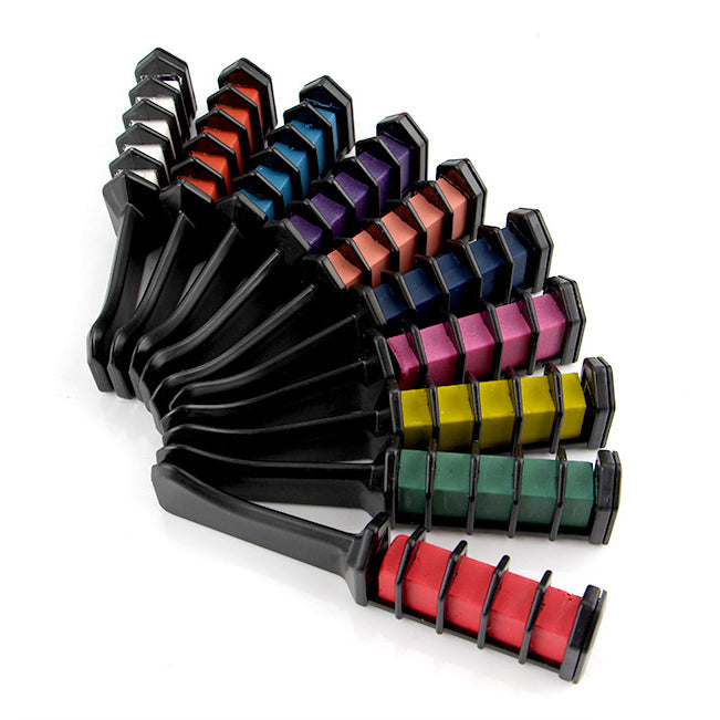 10 Colors Disposable Hair Dye Comb