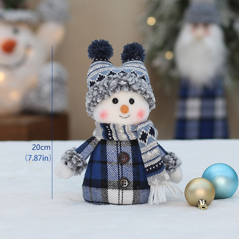 Christmas Blue New Fabric Doll