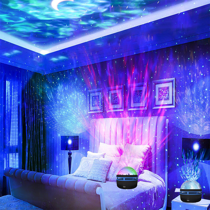 2 In 1 Northern Lights And Ocean Wave Projector