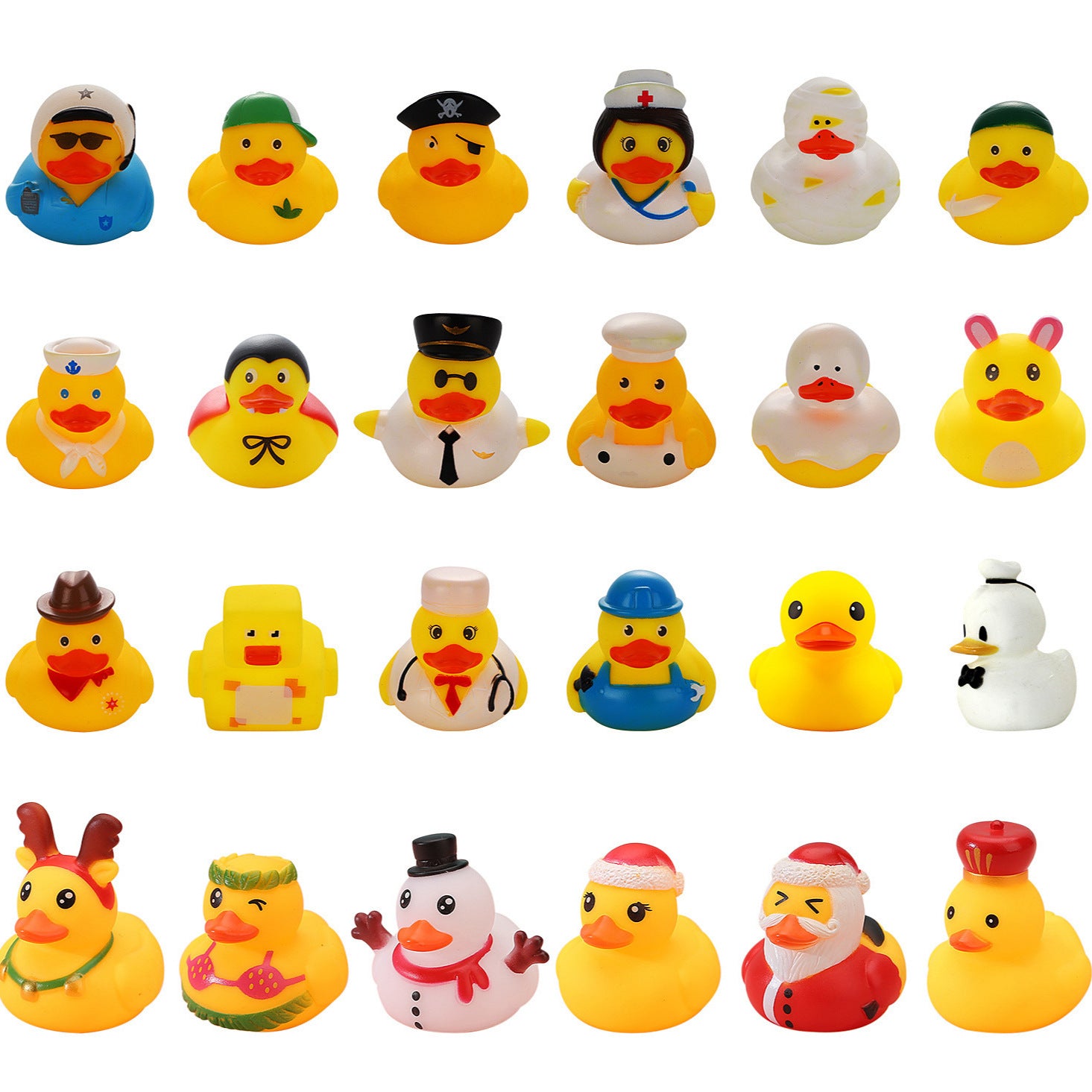 24pcs Cute Little Yellow Duck Blind Box Set