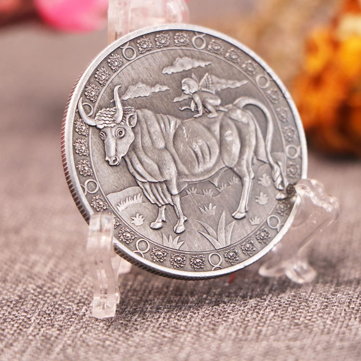 Commemorative Constellation Metal Coin Ornament Home Decoration Accessories Souvenir Gifts