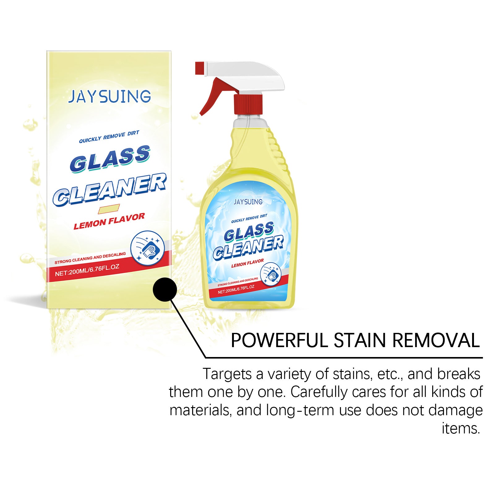 Lemon Flavored Glass Cleaner