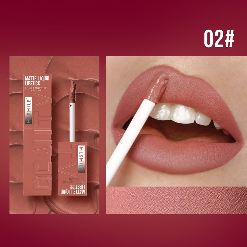 New Matte Ink Liquid Lipstick Super Stay Lipcolor Velvet Nude Non-stick Cup Lip