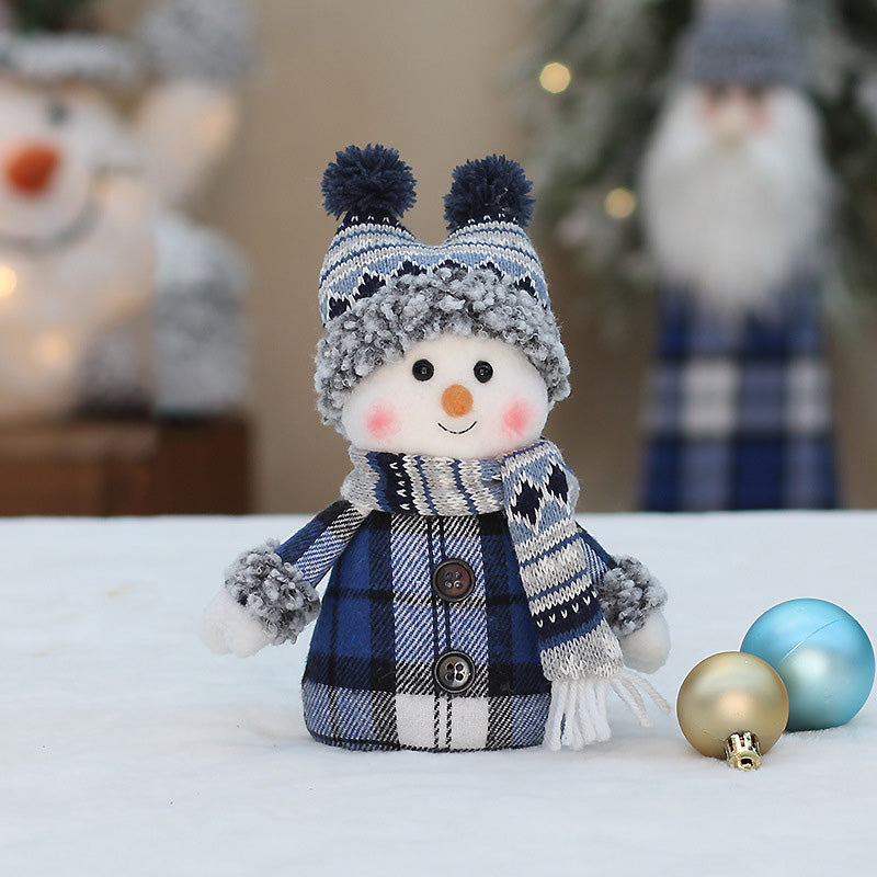 Christmas Blue New Fabric Doll