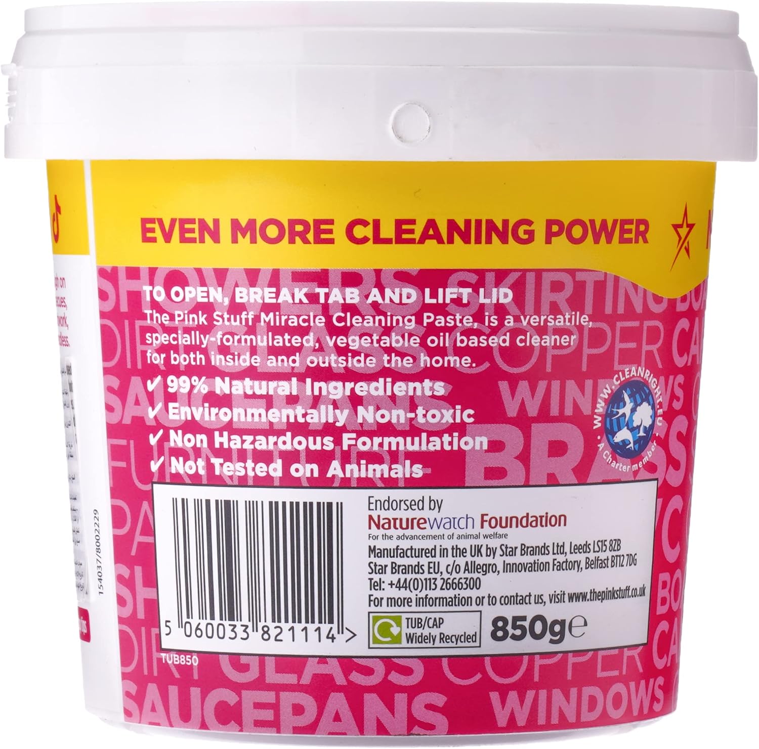 The Pink Stuff Cleaner Stainless Steels Cleaner