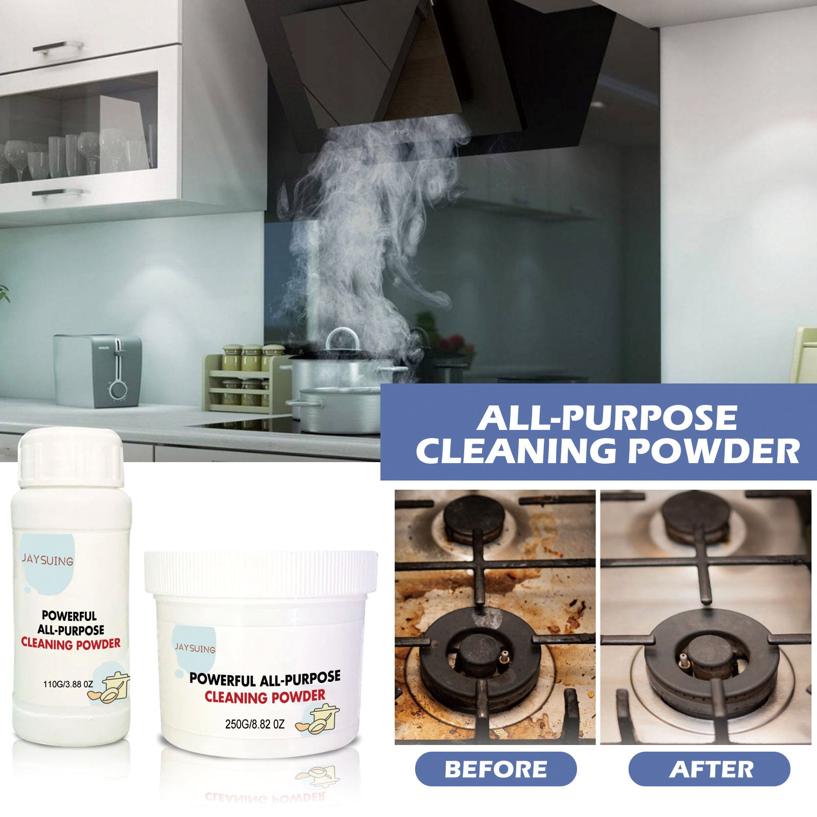 Powerful Kitchen All-purpose Cleaning Powder