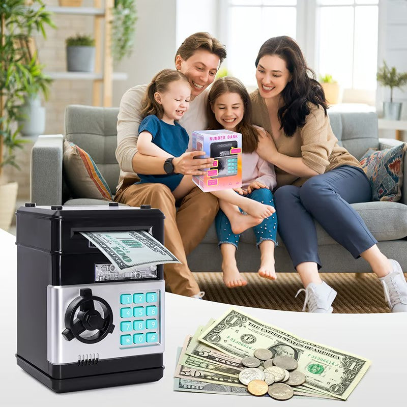 💴ATM Cash Coin Banks Money Saving Box With Password