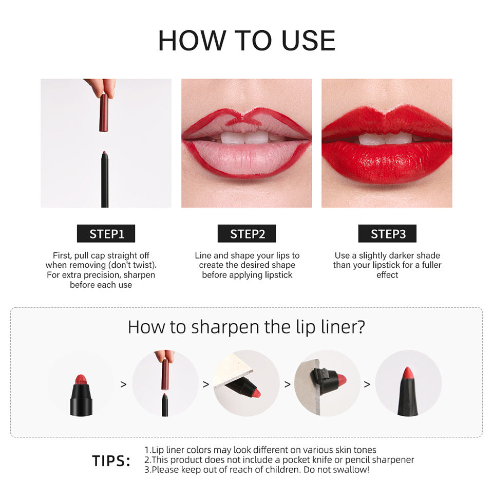 LOOK UP TO LILLA Matte Mouth Red Pencil