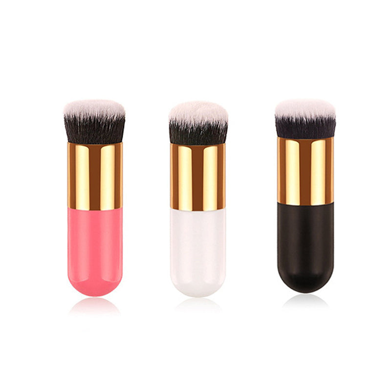 Chubby Pier Foundation Brush Flat Cream Makeup Brushes Professional Cosmetic Make-up Brush