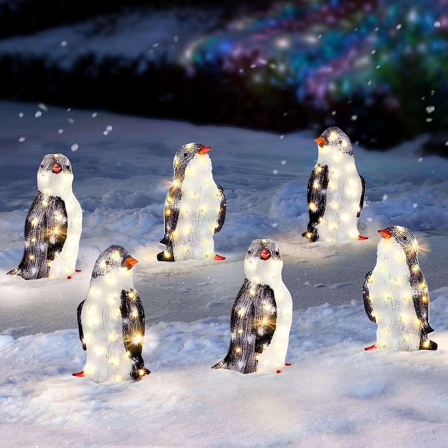 🎅3PCS Christmas Garden Penguin Light