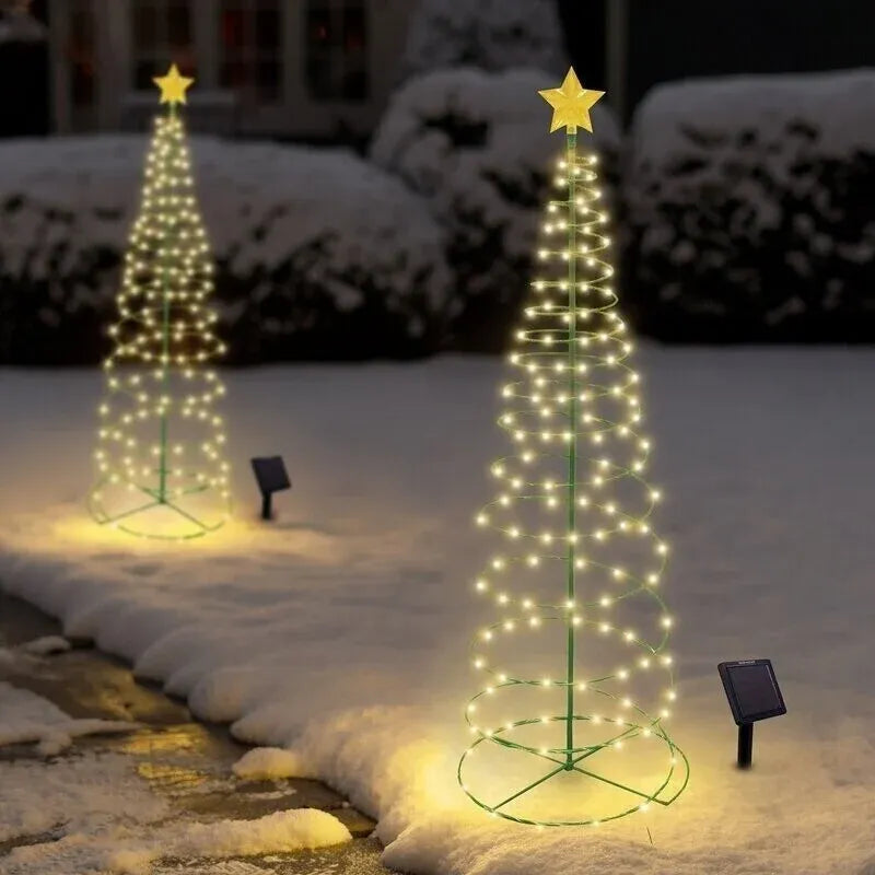 🎄Solar LED Christmas Tree Decoration String Lights