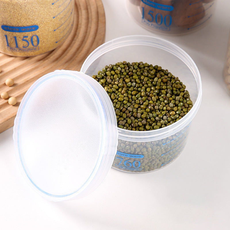 Airtight Jar Set Pet Food Container Storage Jar Food Storage Container With Lid PP