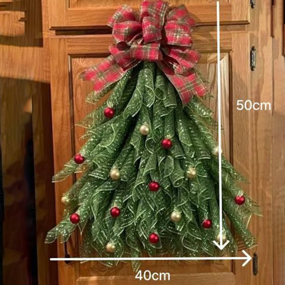 Christmas Tree Garland For Front Door