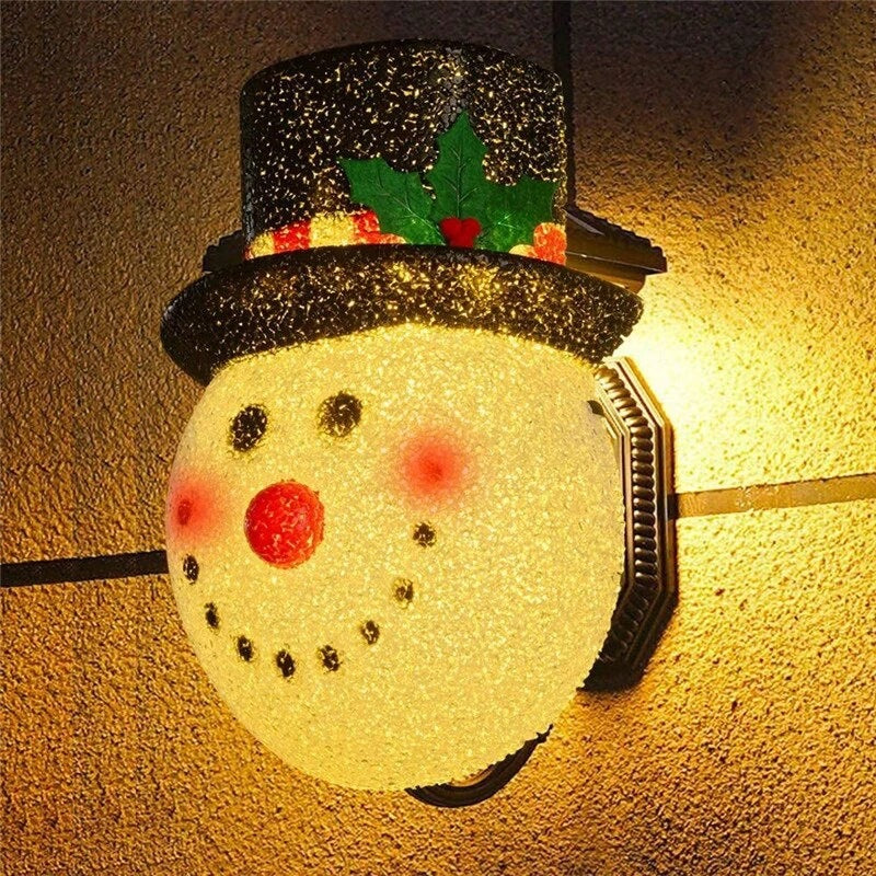 Snowman Porch Light Covers