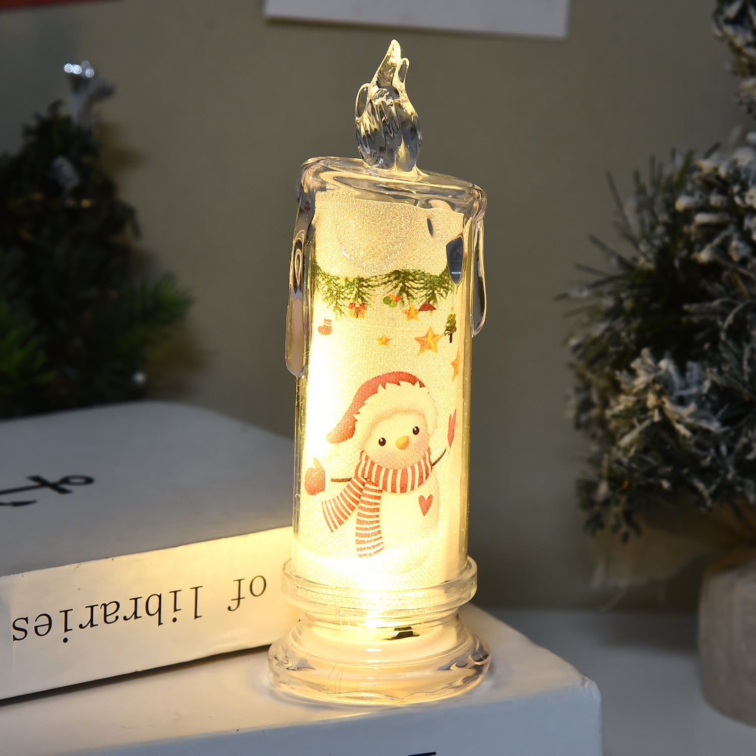 Christmas LED Simulation Atmosphere Candle