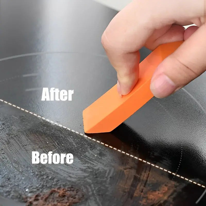 Stainless Steel Stain Eraser,Reusable Dry- Wet Eraser Kitchen Cleaning Tool