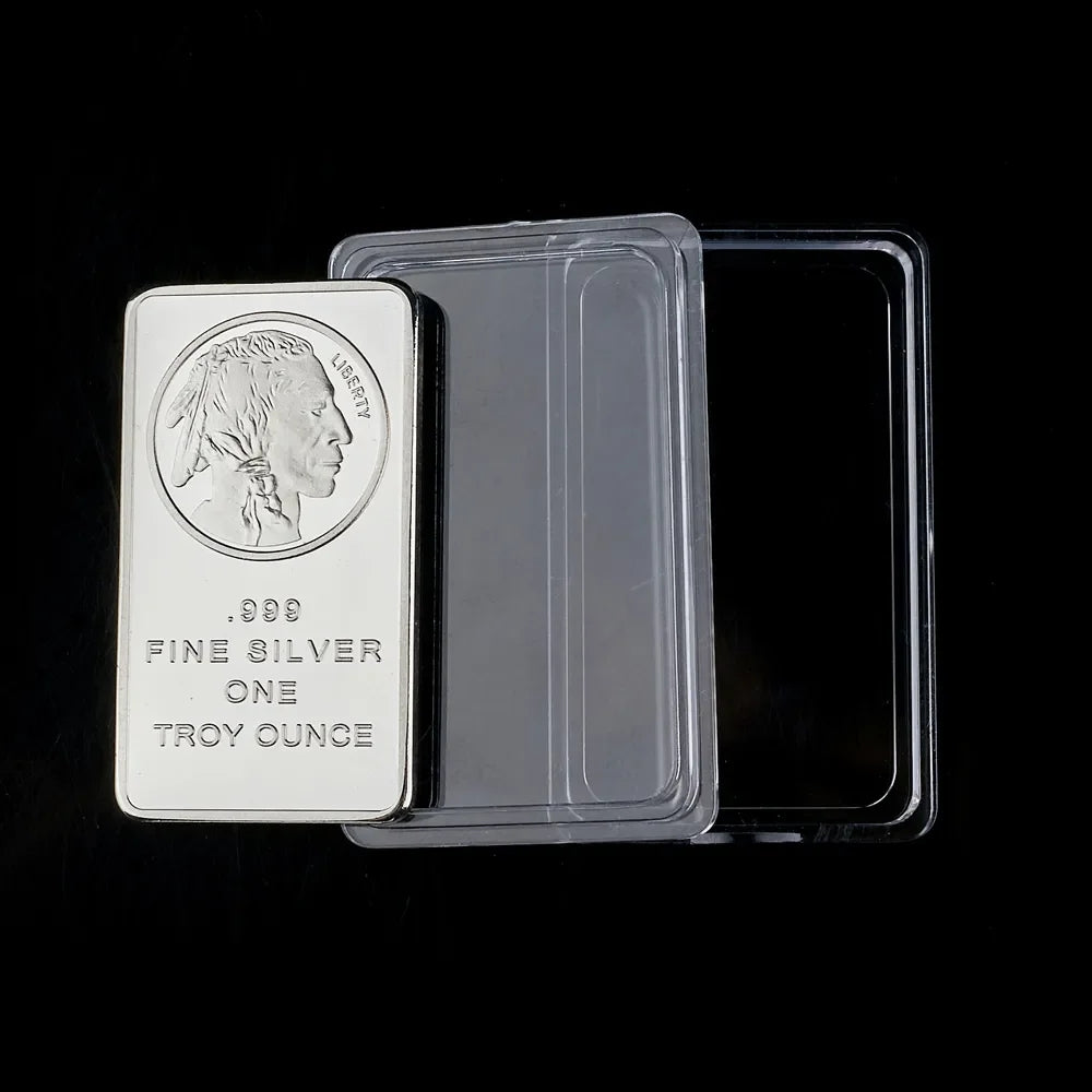 American Liberty 1OZ Value In God We Trust Fine Silver Bullion Bar US Union Souvenir Coin Gifts