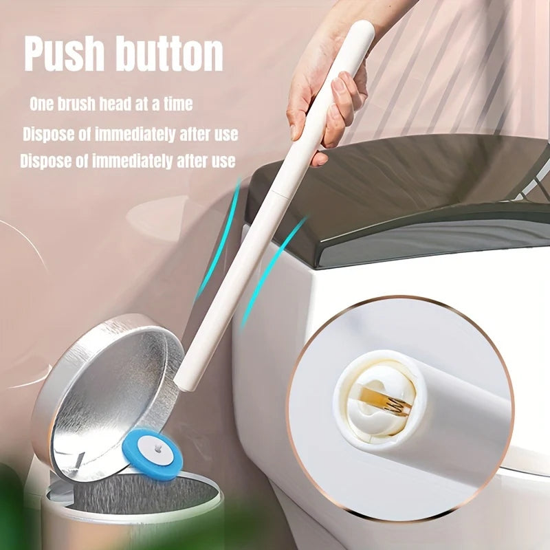 Disposable Toilet Brush Set