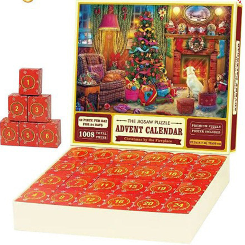 Christmas Advent Calendar Jigsaw Puzzle 1000pcs/1008pcs