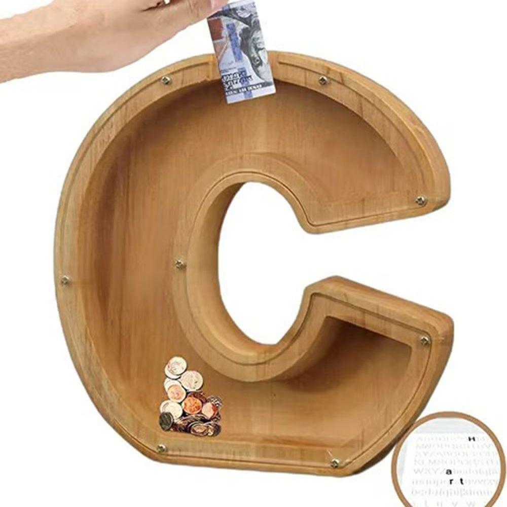 Piggy Bank-Wood Gift For Kids