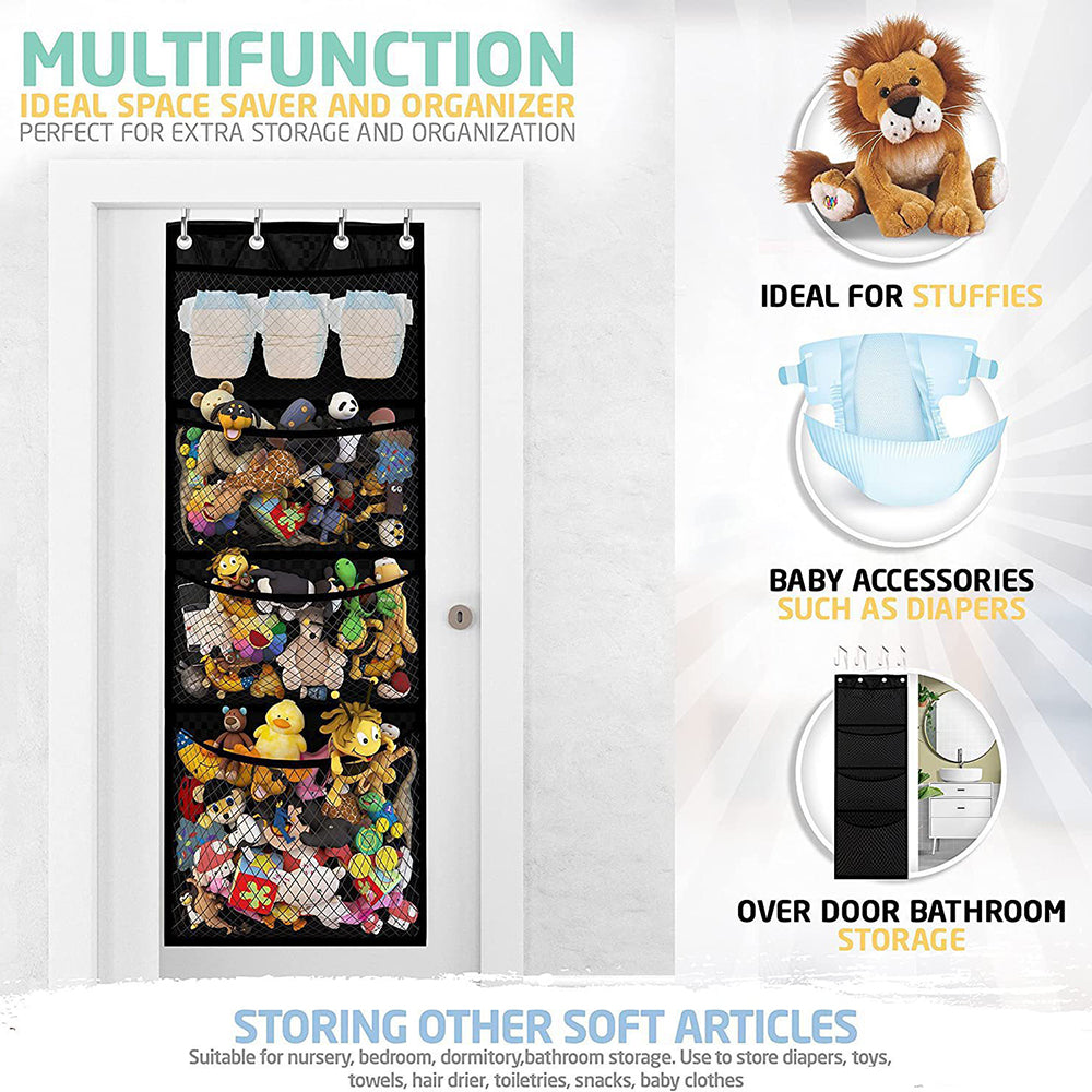 Storage For Stuffed Animals - Over Door Organizer For Stuffies