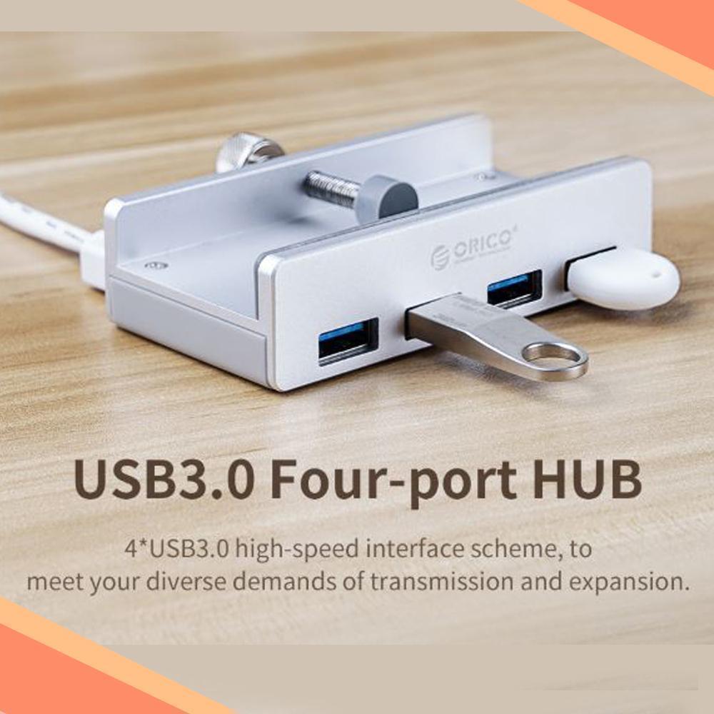 Mountable Desk Side USB 3.0 Adapter Hub