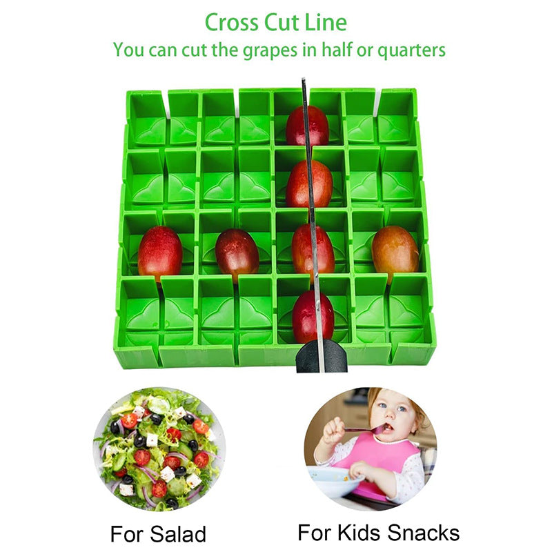 Grape Cutter Cherry Tomato Fruit Slicer Holder Tool