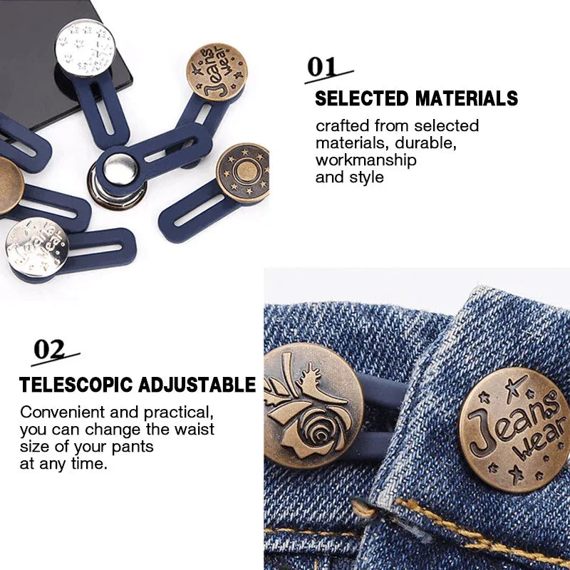 Dimoohome™ Jeans Retractable Button