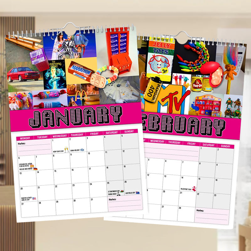 Back To The 80's - 2025 Wall Calendar